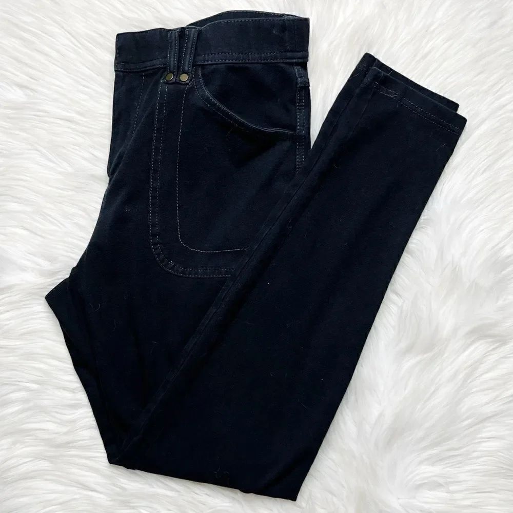 Terre Bleue Mid Rise Jegging Black Size 6